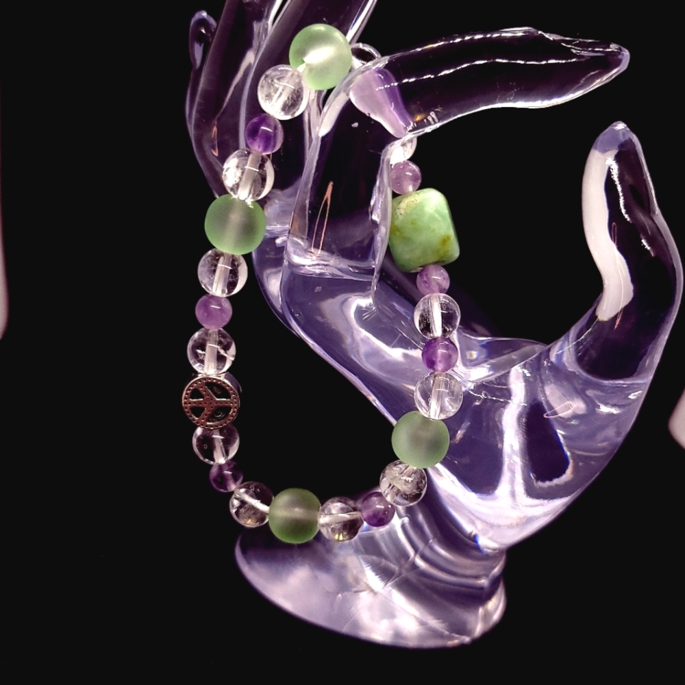 Handmade Peace Sign Bracelet